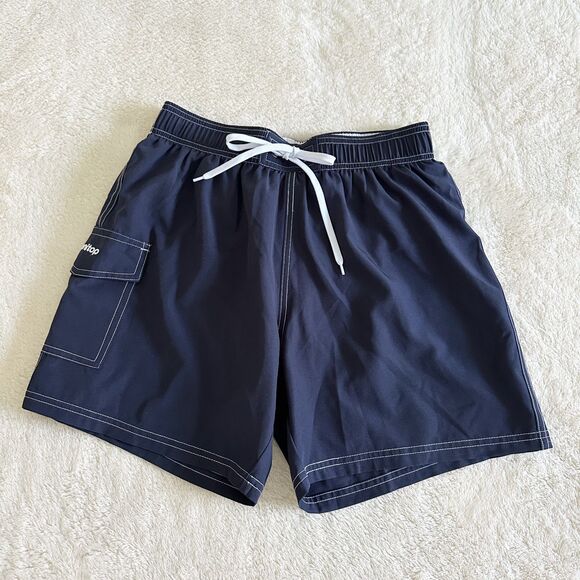 Set of 3 Unitop Swim Shorts Women's Size S Red Gray Navy Board Shorts Lined - Picture 3 of 14